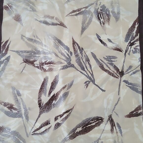 Perry Ellis Vintage SILK Rectangle Abstract Art Scarf. 57 inches long NWT - Picture 10 of 11